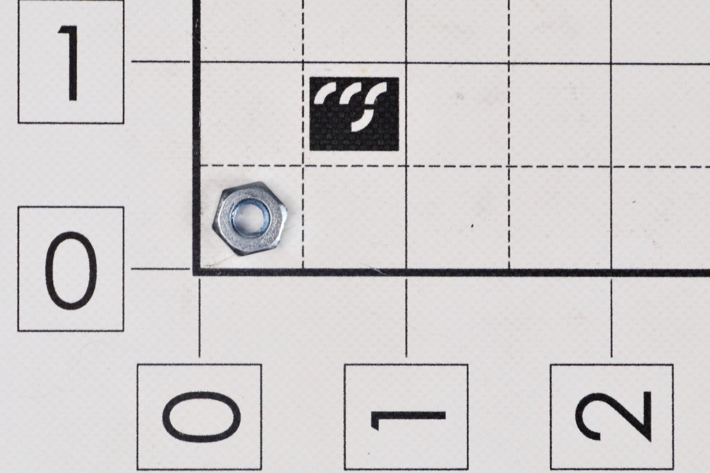 0-553-180 Nut, Hex 10-32 - Rytec