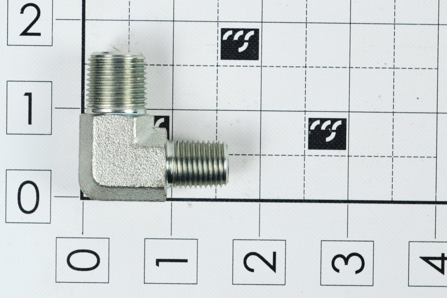 034-599 Fitting 90 Deg - Blue Giant