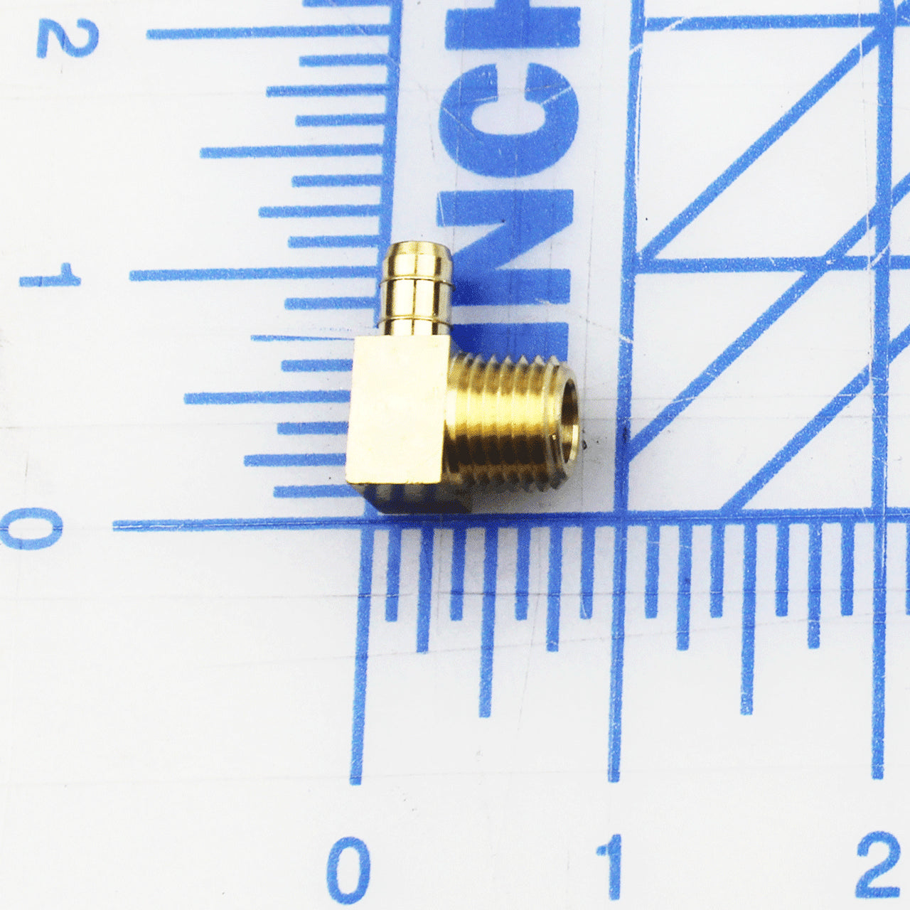 0521-0007 Poweramp Elbow, 1/4 Npt Male X 1/4 Tube