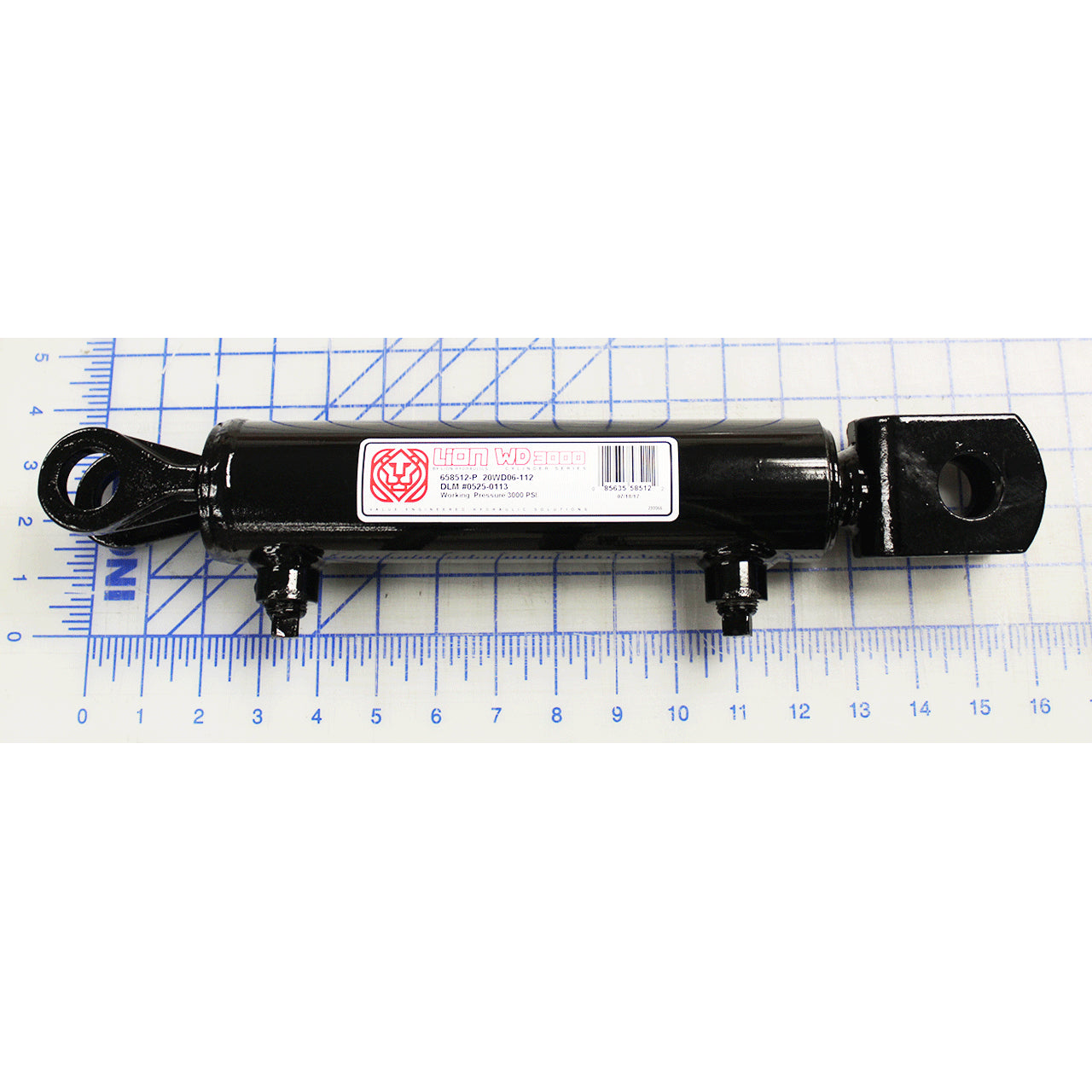 0525-0113 Systems LLC Lip Cylinder Assembly, Hp/H, 2"Bore