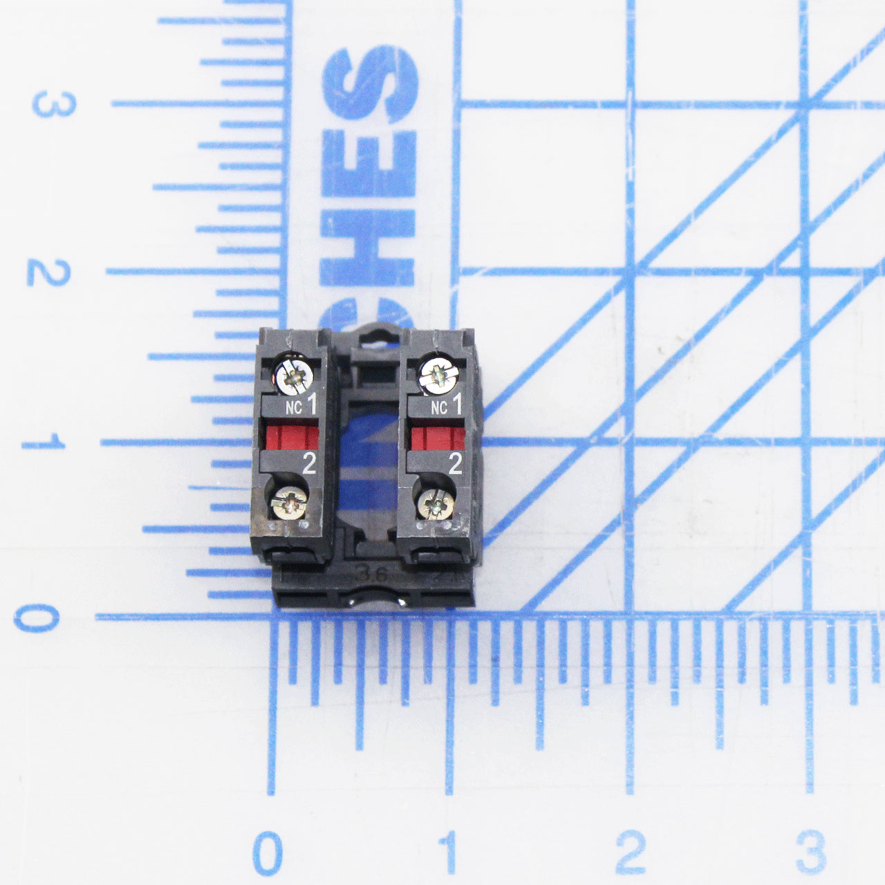 0961-0344 Poweramp K Block, W/ Base , 2Normally Closed, 22.5Mm