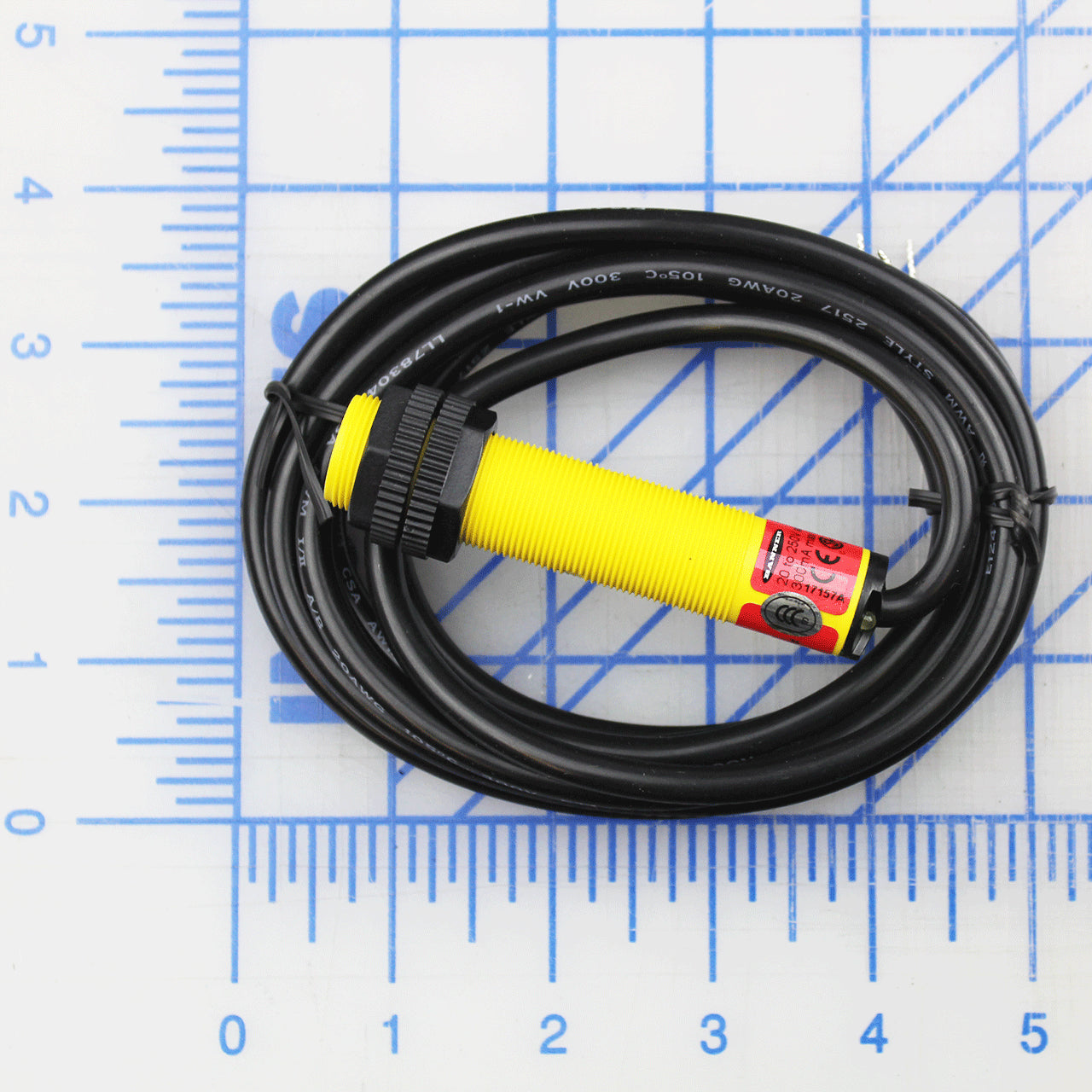 0961-0382 Poweramp Photo Sensor, Dark Open, 20-264Vac, 3.94" Dist (Cp18D1Bad2)