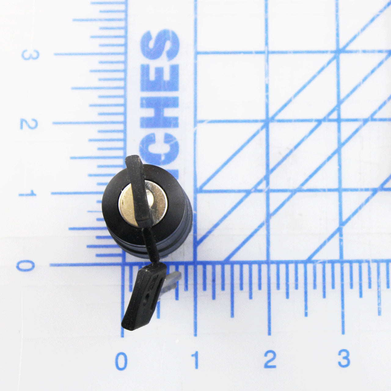 0961-0396 Poweramp Key Switch, 3 Position, 22.5Mm, Spring Loaded Right To Left And Left Right Center, Plastic