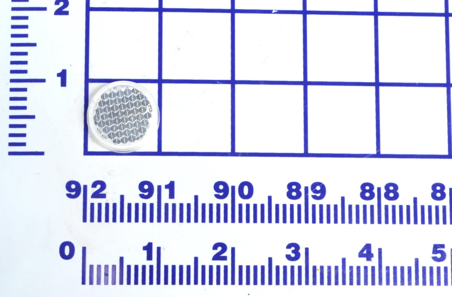 112-477 Round Reflector Acrylic Lens, Silver - McGuire