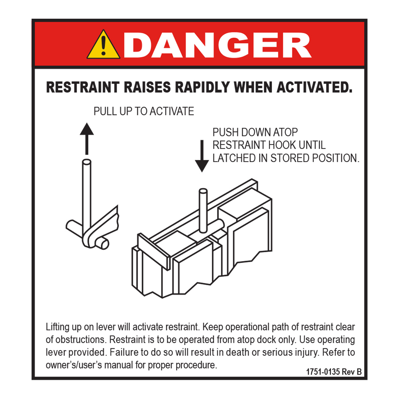 1751-0135 Poweramp Decal-Warning