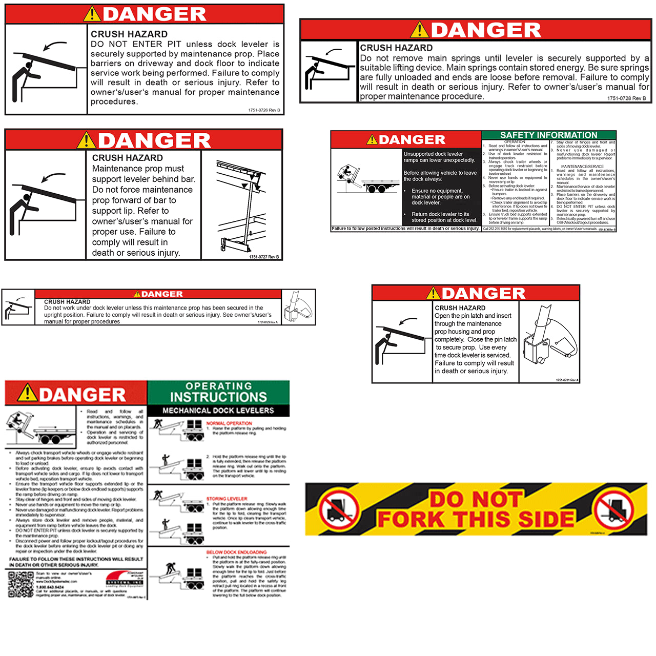 1752-0007 Poweramp Kit, Decal, Safety, Lmp/Mp/Lmd