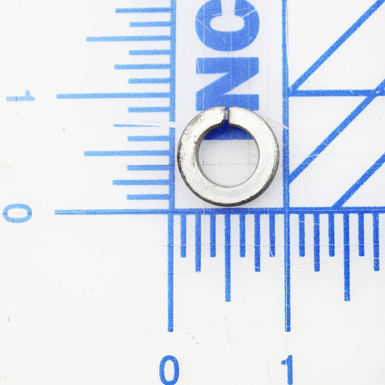 2101-0055 Poweramp Washer, Lock, 1/2", Zinc Plated, 0.75 Od X .51