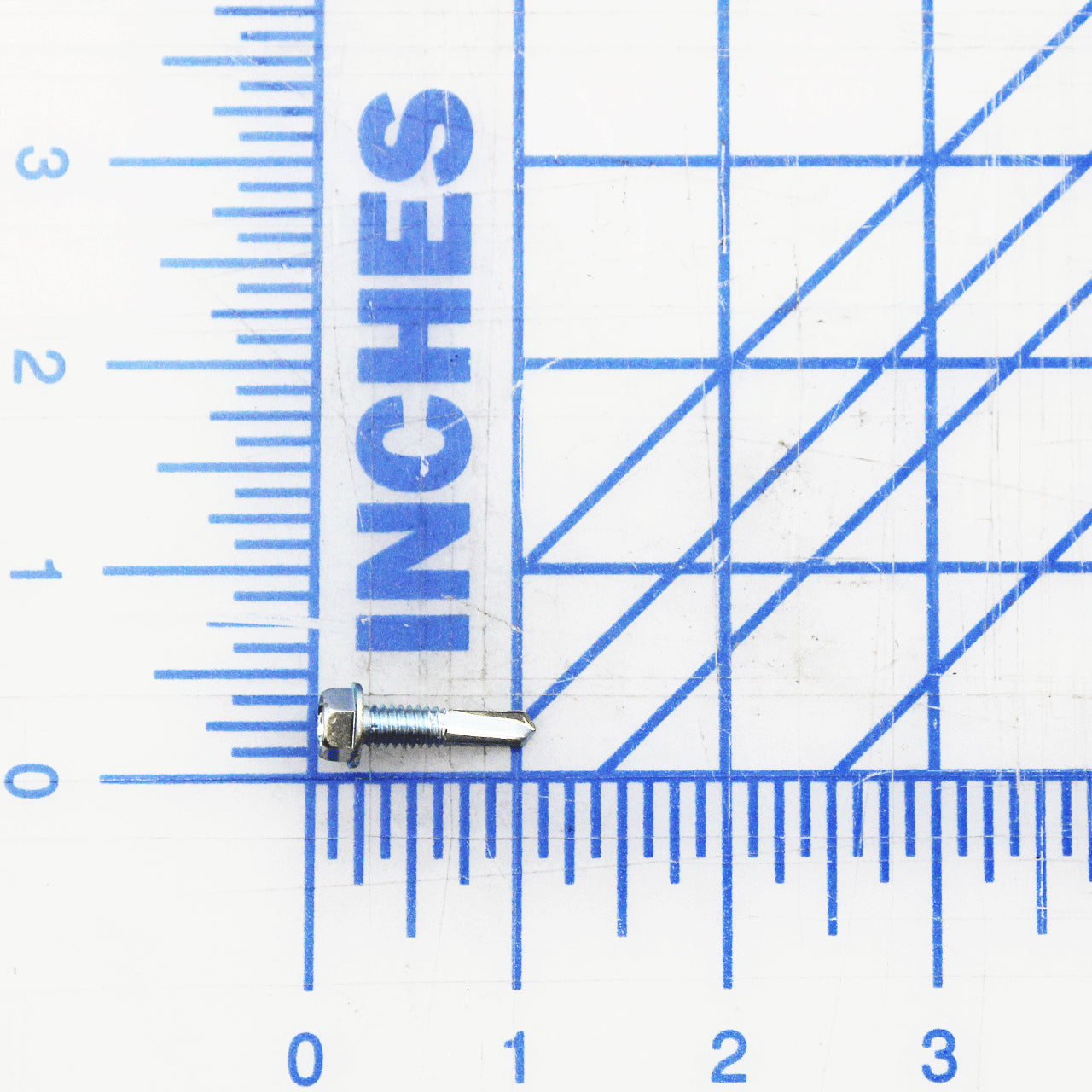 2101-0107 Poweramp Screw, Hwhms, #12-24 Unc X 0.88, Hex Washer Head, Self-Tap, Tek#4