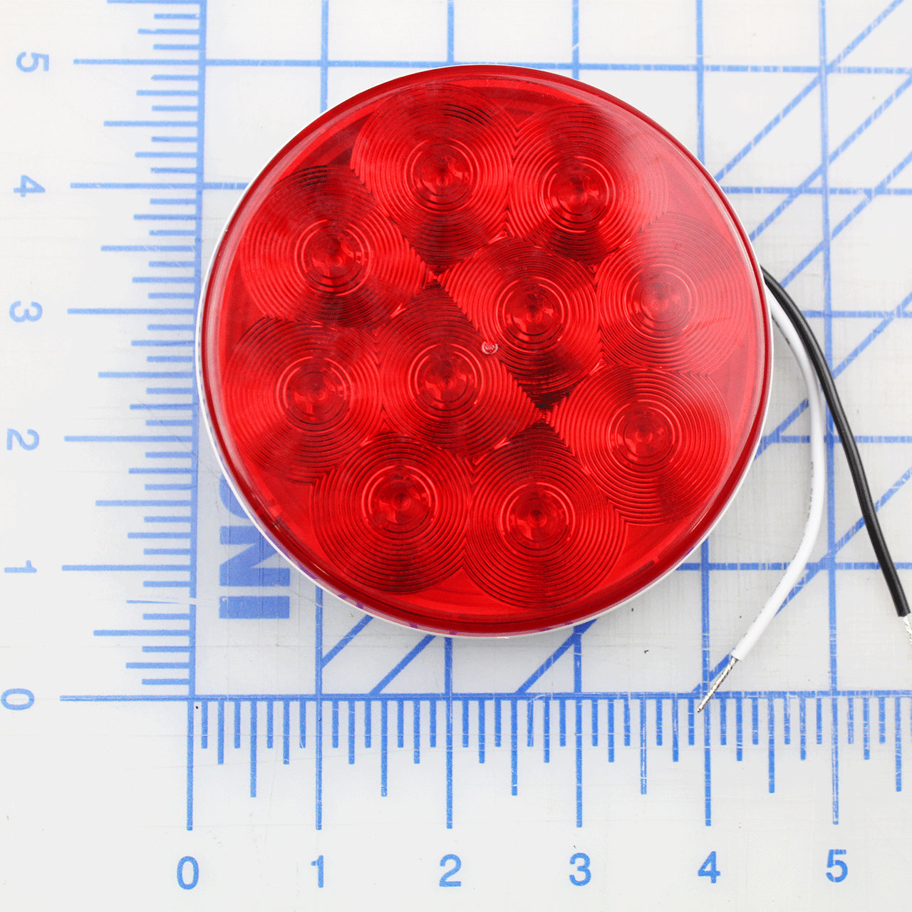 3051-0102 Poweramp Lens/Housing/Circuit Assembly Red-LED