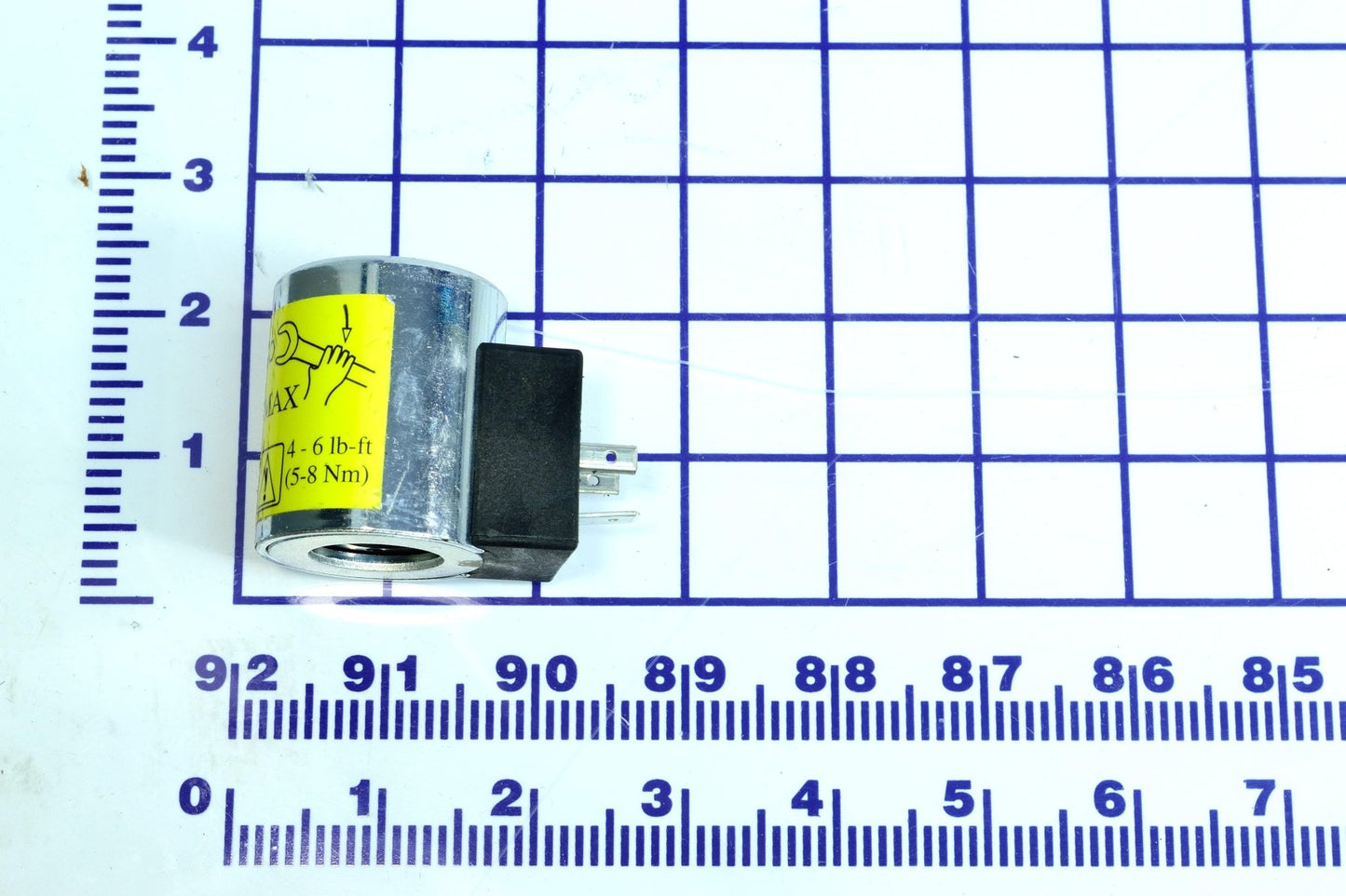 313-047A Solenoid W/Hershman Connector Only Large Body Solenoid 1-7/8"Lg - Serco