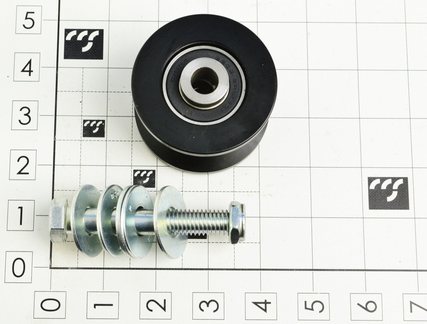 65750012 Nylon Pulley, 2-5/8" Od (Pull Down Belt) W15550019 Spacer - Rite-Hite