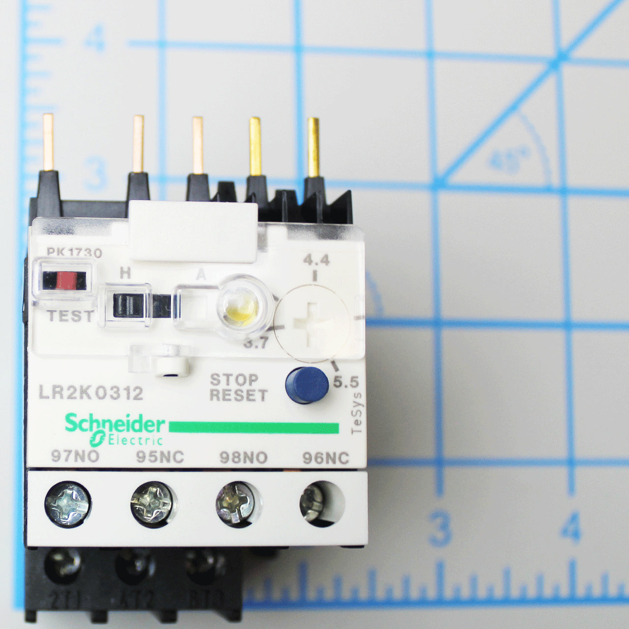 7141-0149 Poweramp Overload Relay, Cls 10, 3.7-5.5A