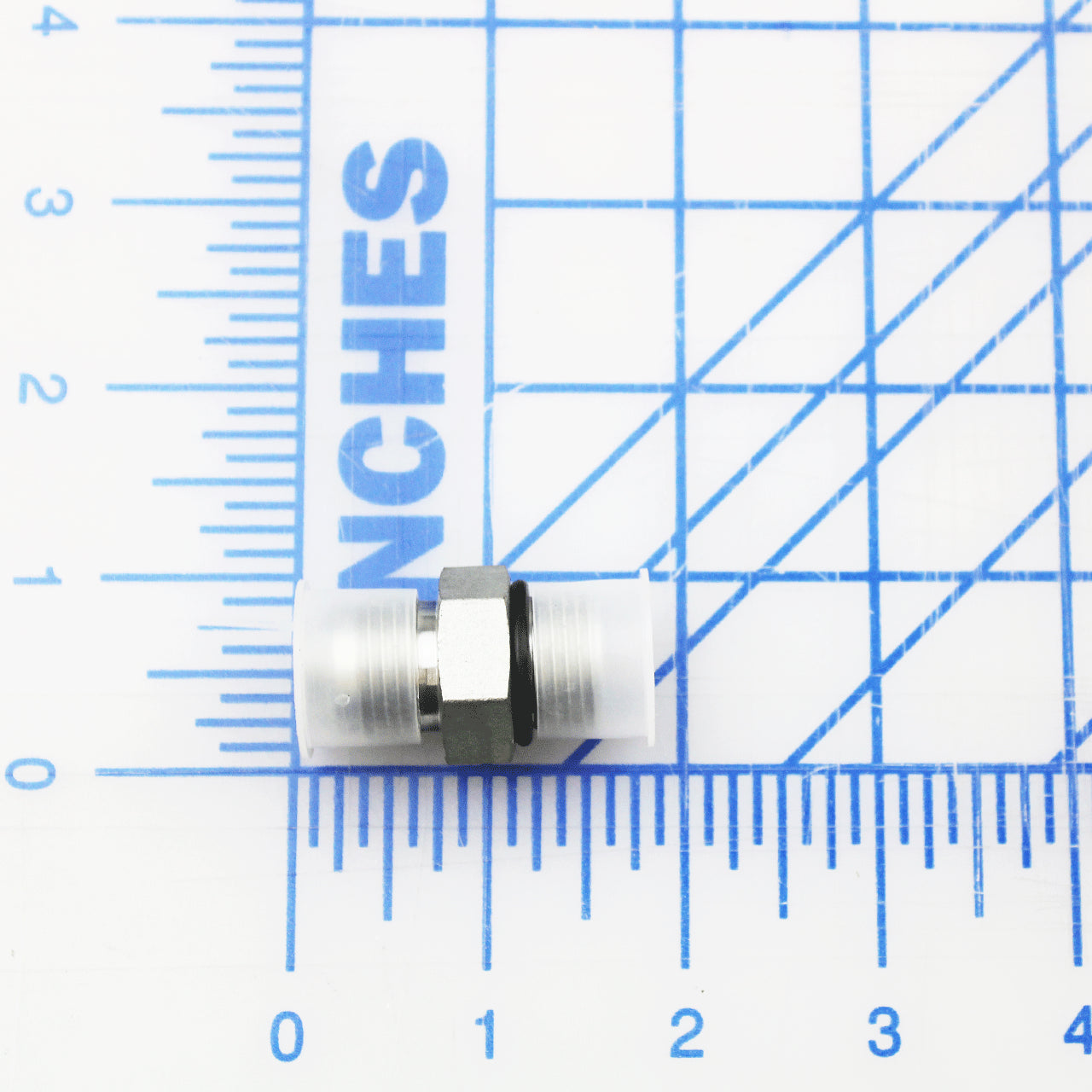 9301-0112 Poweramp Fitting 90 Degree #8 Orbm, #8 Jicm