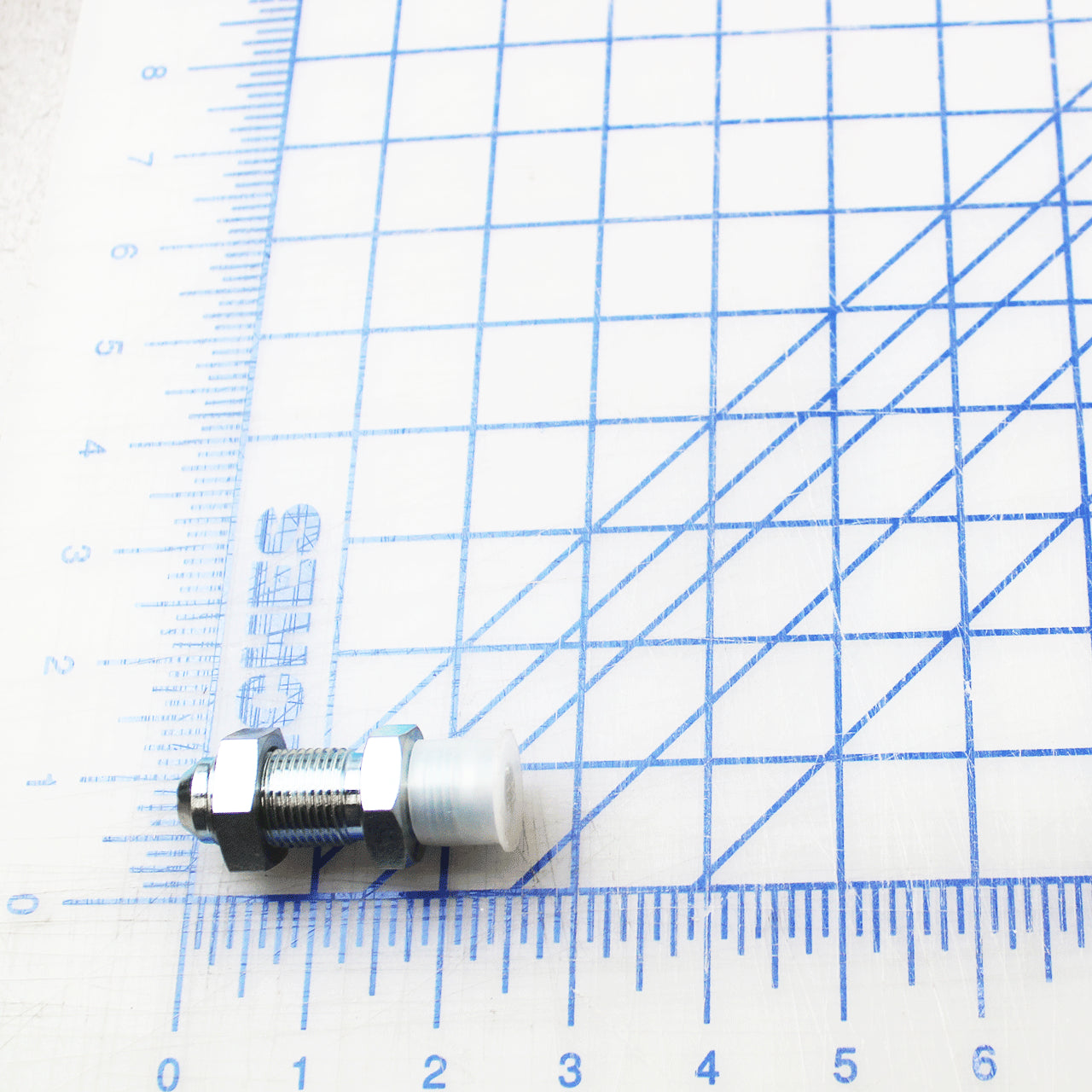 9301-0158 Poweramp Fitting, Union, Bulkhead, W/Locknut, #8 Jicm