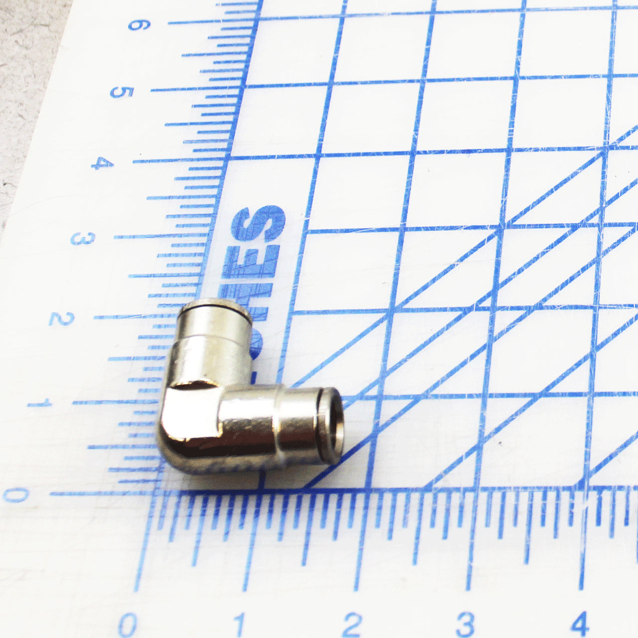 9301-0259 Poweramp Fitting, Pneufit, Union 90 Deg Elbow, 1/2" Tube