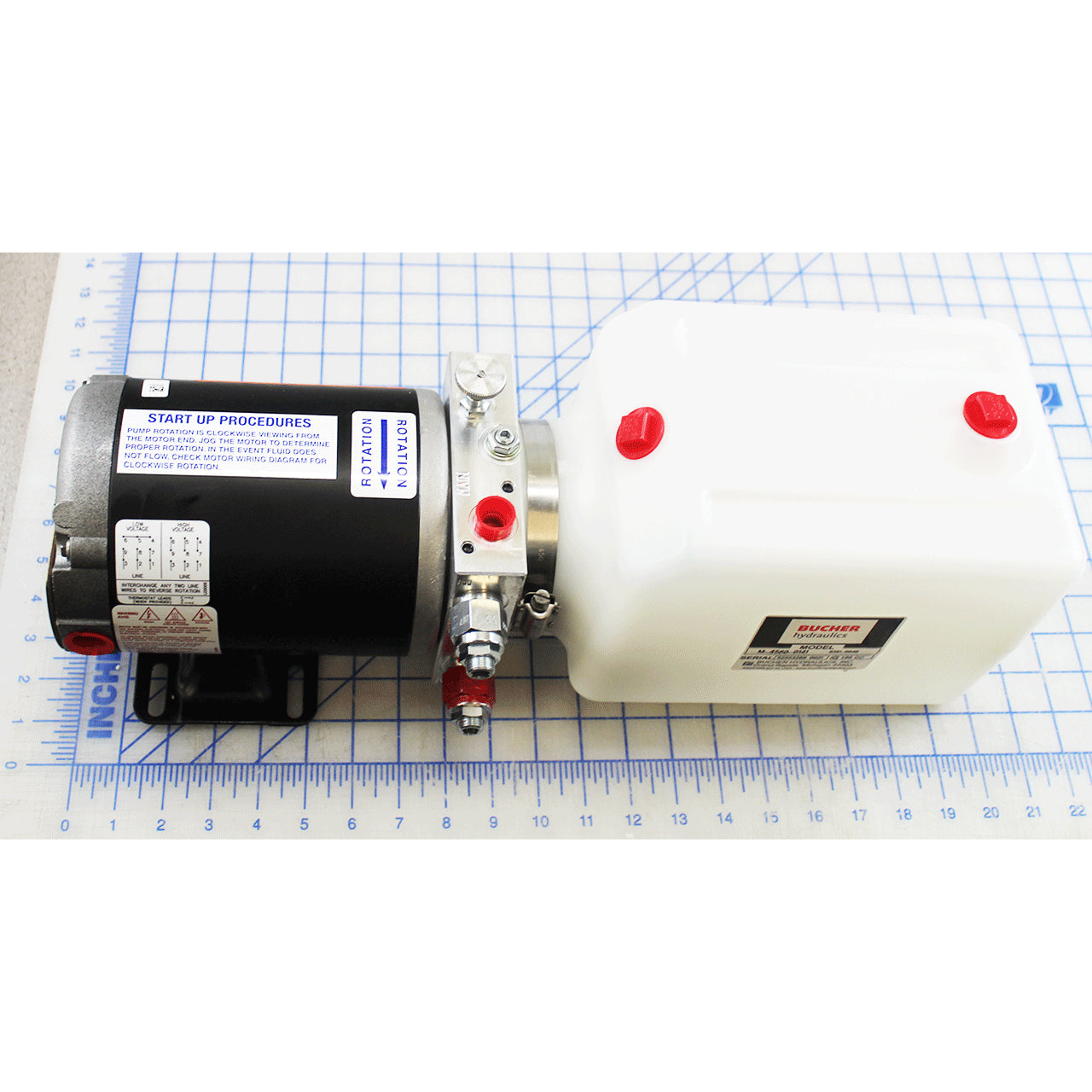 9391-0046 Poweramp Power Pack, Monarch, 1.25Hp, 3Ph, 208/230/460/575V