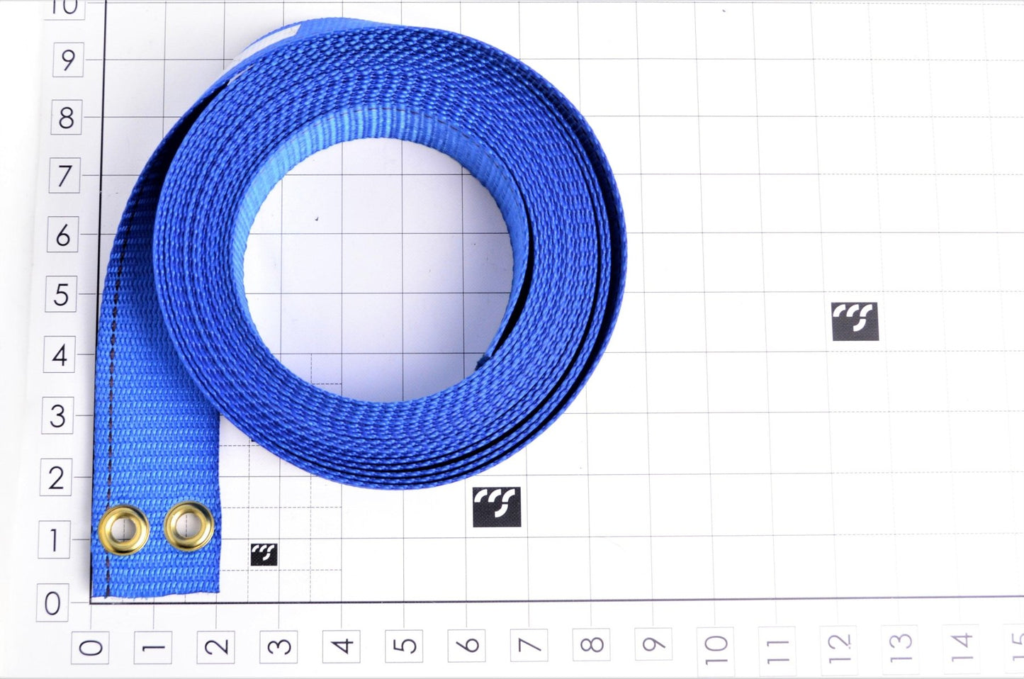 MFD-SB-118, 2" BLUE DOOR STRAP, 20' HIGH DOOR MAX, RYTEC - Excel Solutions