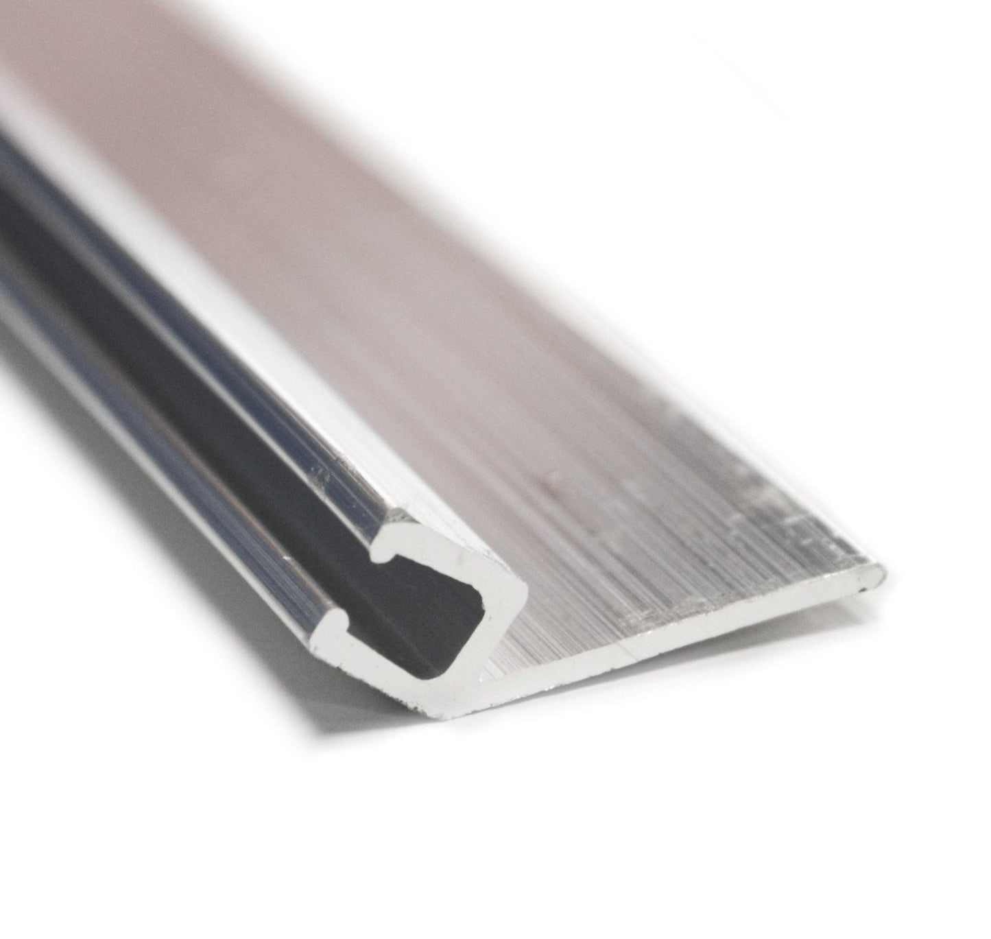 WGA01-2, RETAINER, ALUM, 45 DEG, 1" LEG, DOOR BOTTOM SEAL 10'-2'LG - Excel Solutions