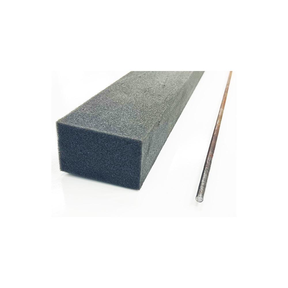 WGF087 2" X 3" Rear Foam Seal W/ 1/4" Support Rod (7') - Excel Solutions