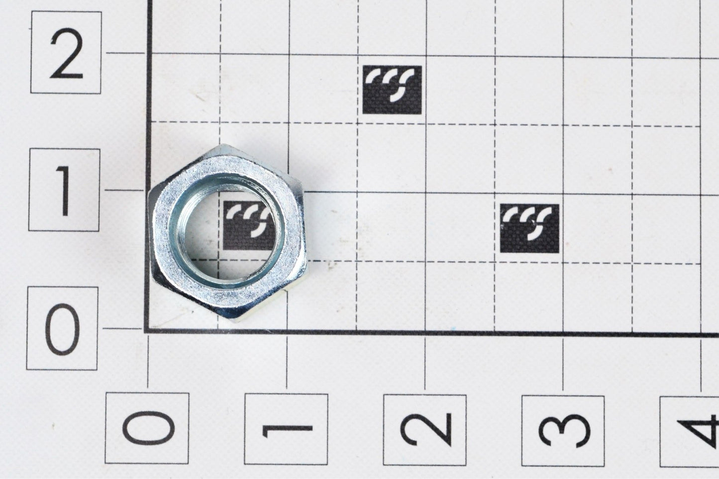 011-510 3/4"-10 Hex Nut Plated - Blue Giant