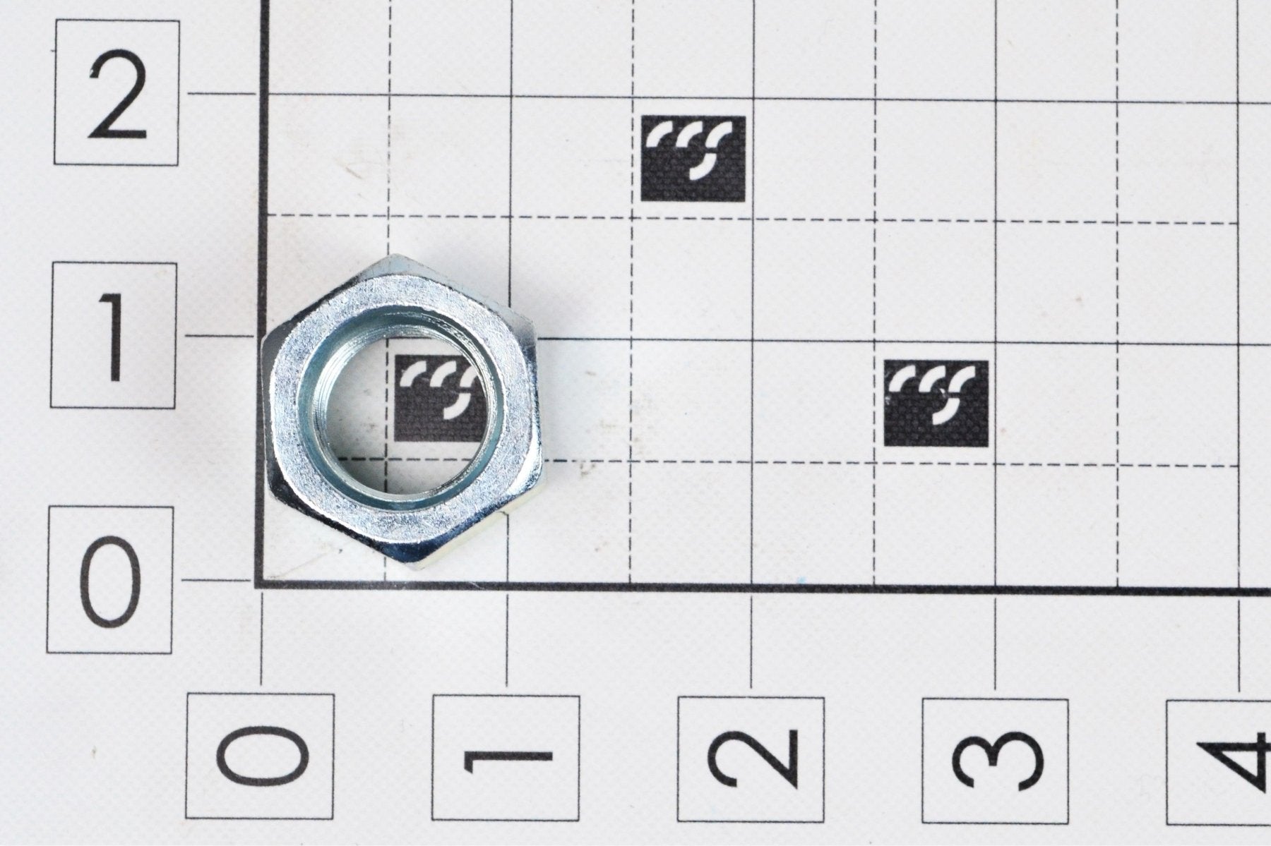 011-510 3/4"-10 Hex Nut Plated - Blue Giant