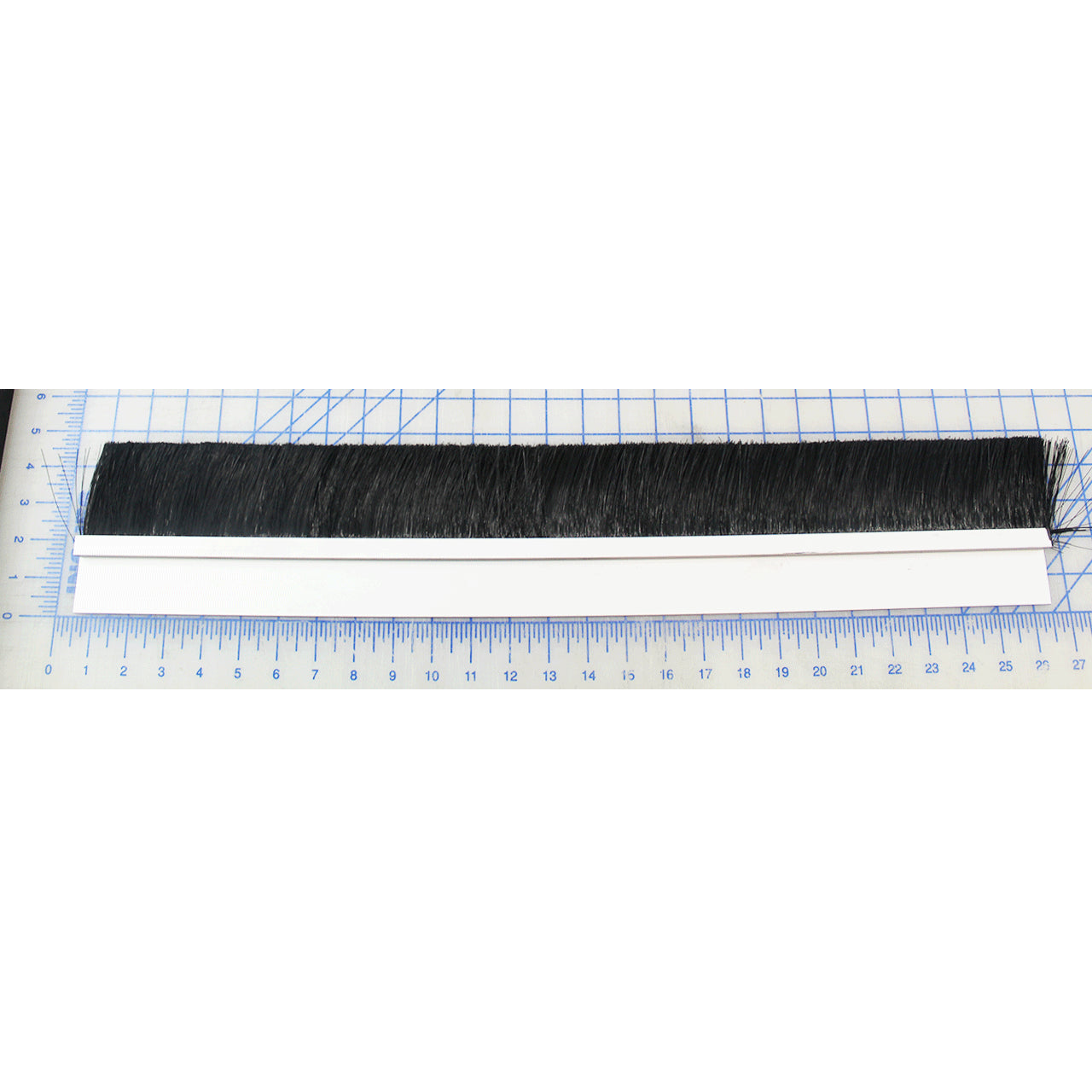 0191-0028 Poweramp Weather Seal Brush and Track Assembly Deg, 2.50" X 26.00 Lg
