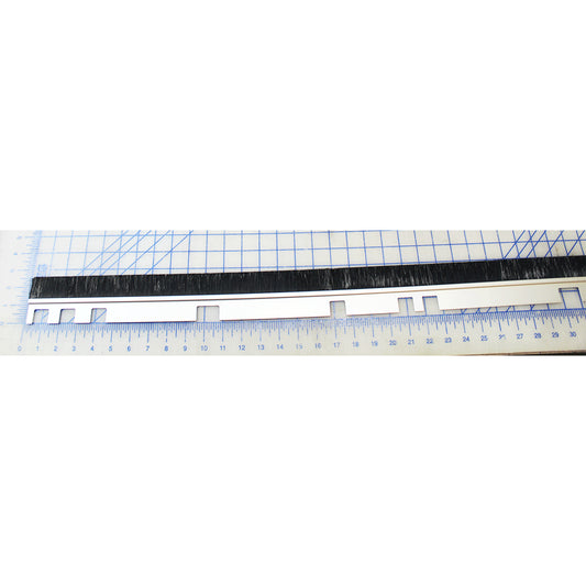 0191-0045 Poweramp Brush Seal And Track, Left Or Right 6' Or 8' Levelers 1" (25.4 Mm)