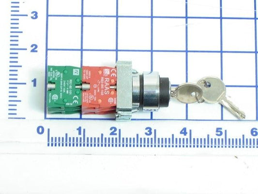 060-0710 3 Pos. Selector Key Switch With Keys - Pentalift