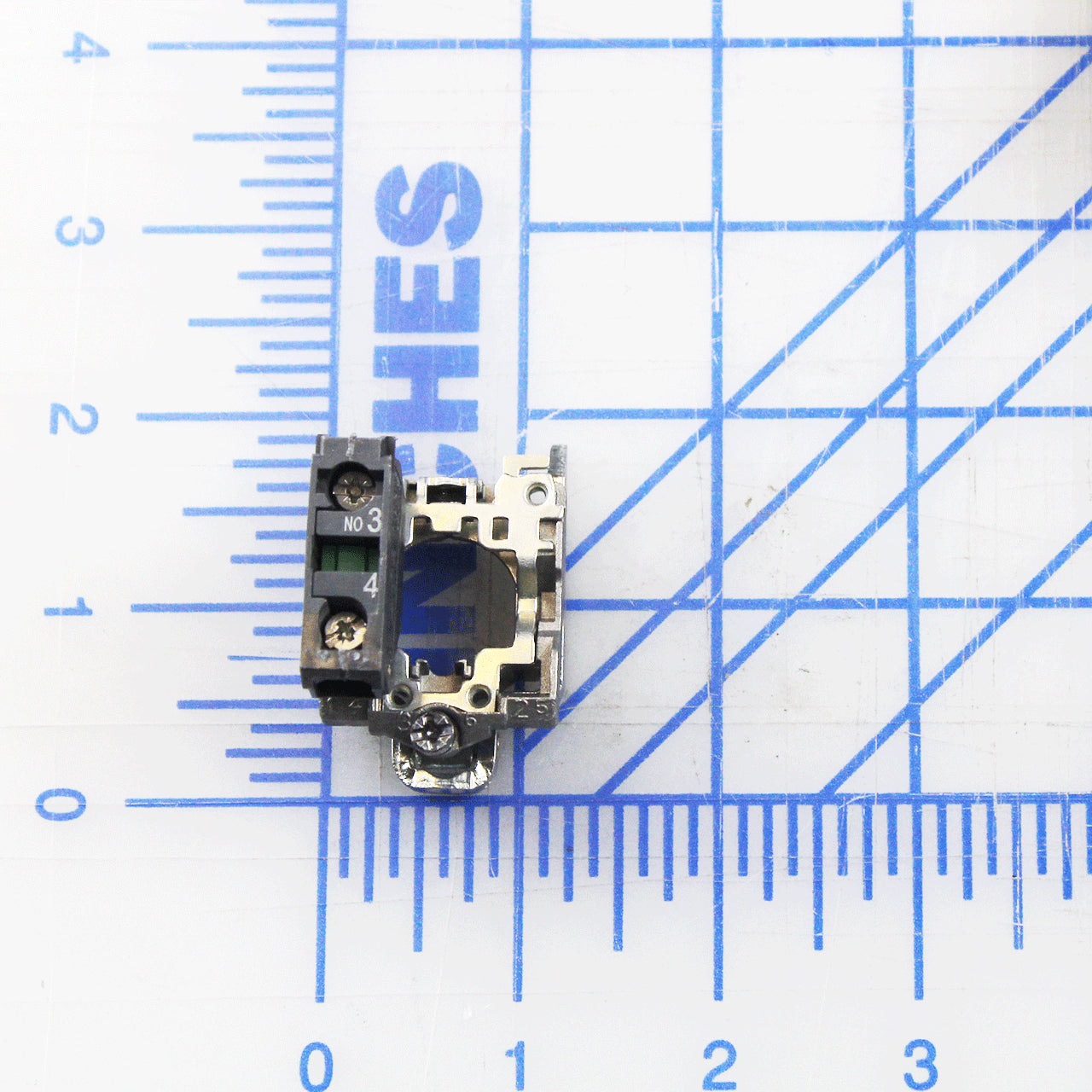0961-0293 Poweramp K Block, W/ Base, Normally Open, 22.5Mm, Mush P-P