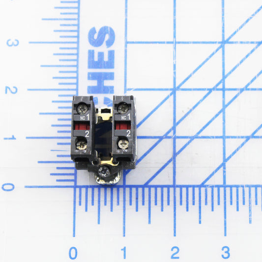 0961-0296 Poweramp K Block, W/ Base, 2 Normally Closed, 22.5Mm, Tele