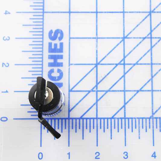 0961-0409 Poweramp Key Switch, 2 Position, 22.5Mm, Spring R-R, Key Right To Left