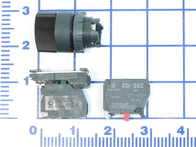 112-305 Selector Switch Assembly Includes Switch, Base and 2 Nc - McGuire