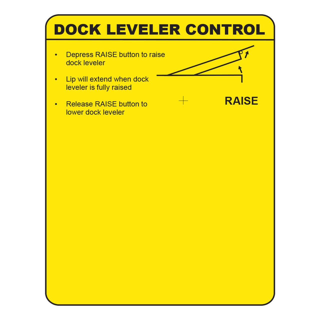 1751-0251 Decal, Control Box, Raise Overlay - Poweramp