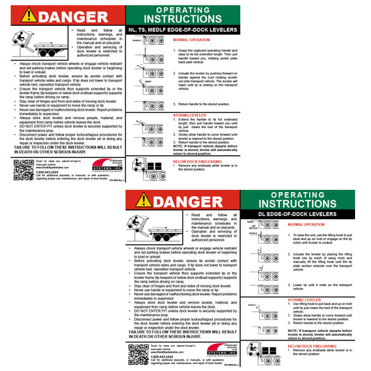 1751-0876 Poweramp Placard, Mechanical EOD