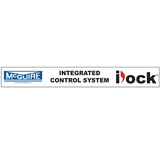 1751-1132 Systems LLC iDock Decal, "Integrated Control System" -