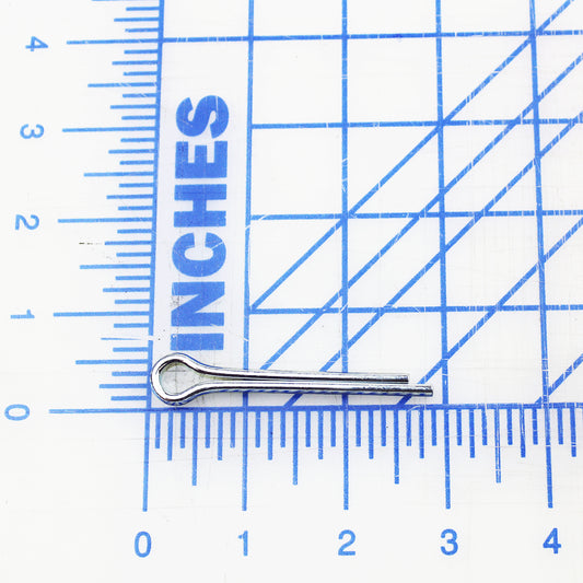 2101-0047 Poweramp Cotter Pin, 1/4 X 2 In, Extruded Prong, Zinc Plated