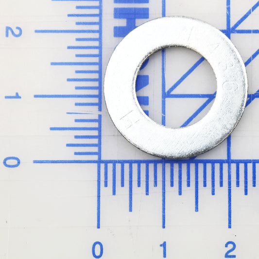 2101-0085 Poweramp Washer-Flat-Zinc Plated, 1-1/8" Dia