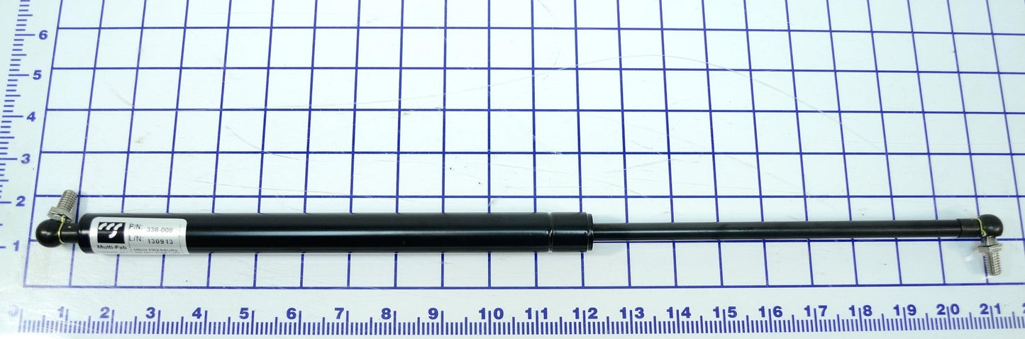 338-008 Gas Spring, Truck Restraint W/10Mm Ball Joints Both Ends 20-1/2" O.A. 190 # - Serco