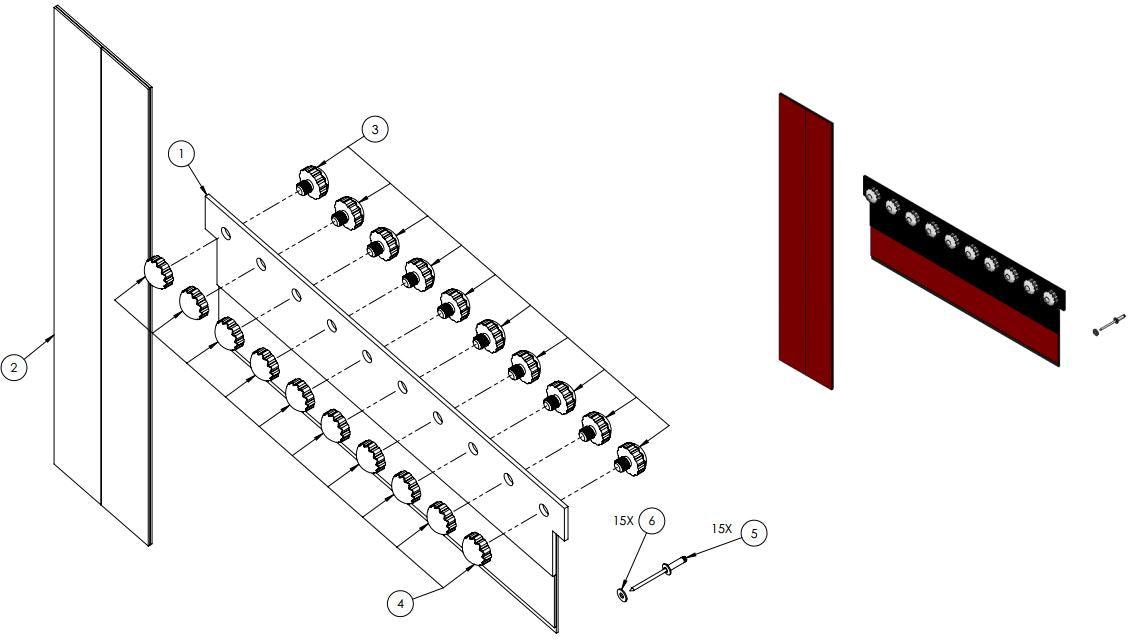 53700723 10 Sphere Edge Repair Kit - Rite-Hite
