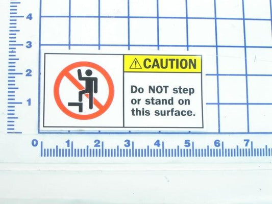 54126 Decal-No Step - Rite-Hite