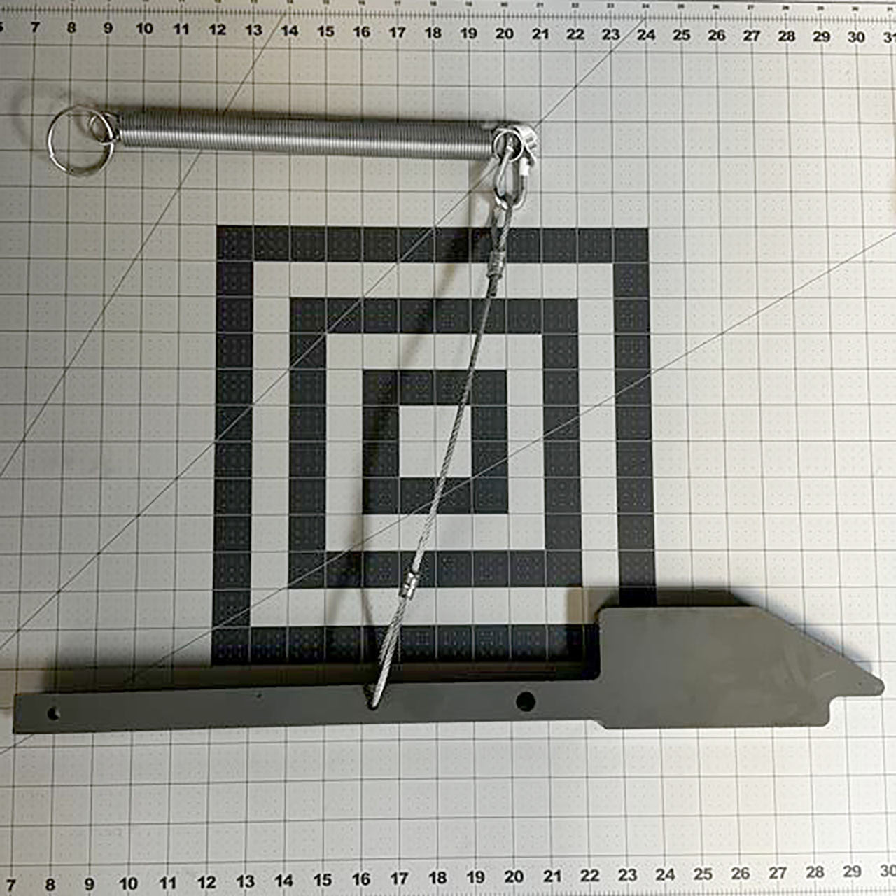 5775-0005 Poweramp Lip Latch Assembly (Includes Spring And Cable) 21" Long, Ap