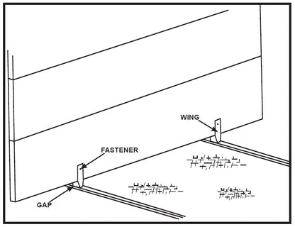 Wedge-It Overhead Dock Door Draft Wedge, Single