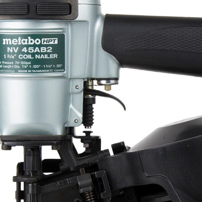 Metabo HPT NV45AB2M 1-3/4 In. Coil Roofing Nailer