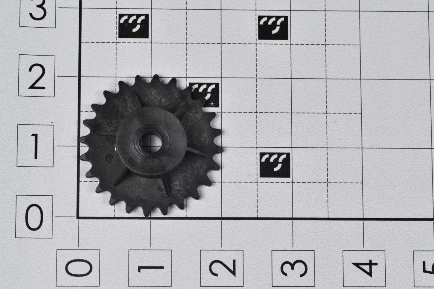70800048, SPROCKET DRIVEN, #25, 24T, 5/16" BORE, PLASTIC - Excel Solutions