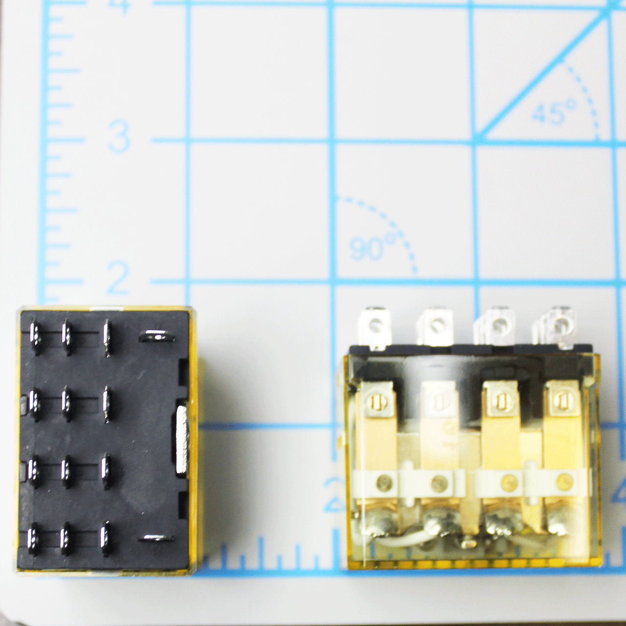 7141-0089 Poweramp Relay, Plug-In, 4 Pull Double Throw, 120V
