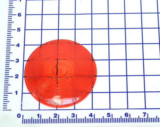 823-096 Red Lens 4" Round - Serco