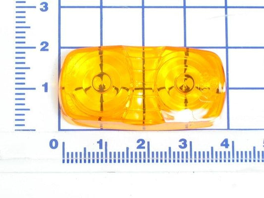 823-102 Amber Lens Double Bulls-Eye Rectangle(Inside) - Serco
