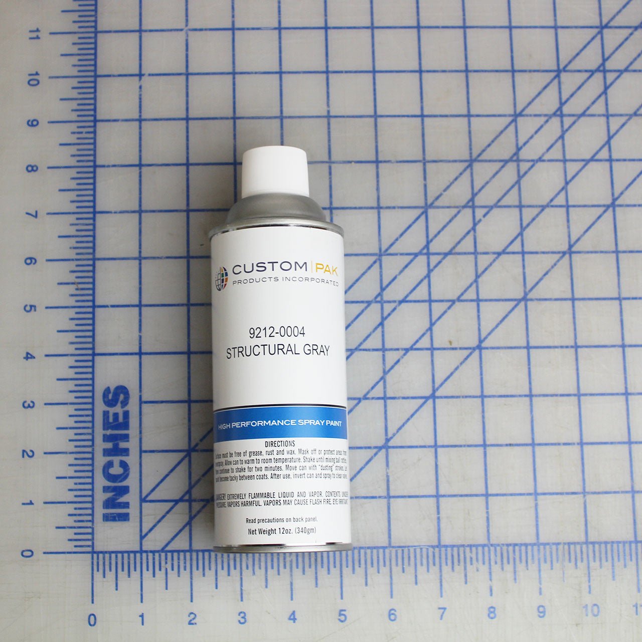 9212-0004 Poweramp Paint, Spray Can, Structural Gray