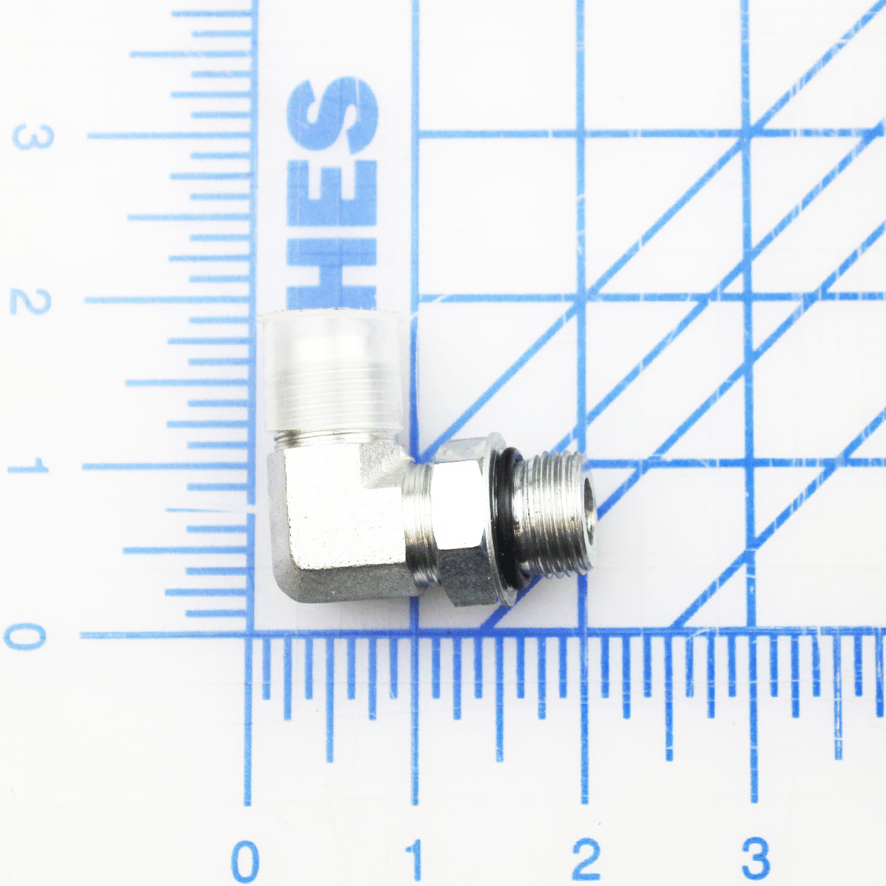 9301-0116 Systems LLC Fitting, Elbow, 90 Deg, Str Thrd, #8 Orbm, #8 Jicm