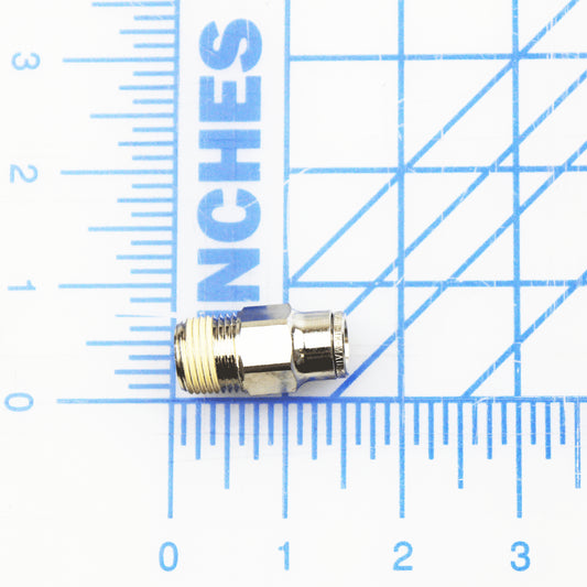 9301-0236 Poweramp Fitting, Pneumatic Male Adapter